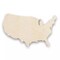 Kitcheniva 1 Pc Paintable USA Shape North America United States Craft Cutouts DIY
